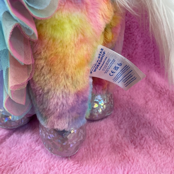 Build A Bear Tie dye Unicorn with multicolored skirt - Picture 7 of 12